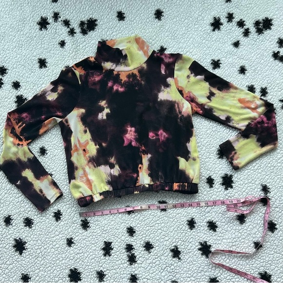 bp purple tie dye turtleneck size M - Picture 2 of 6